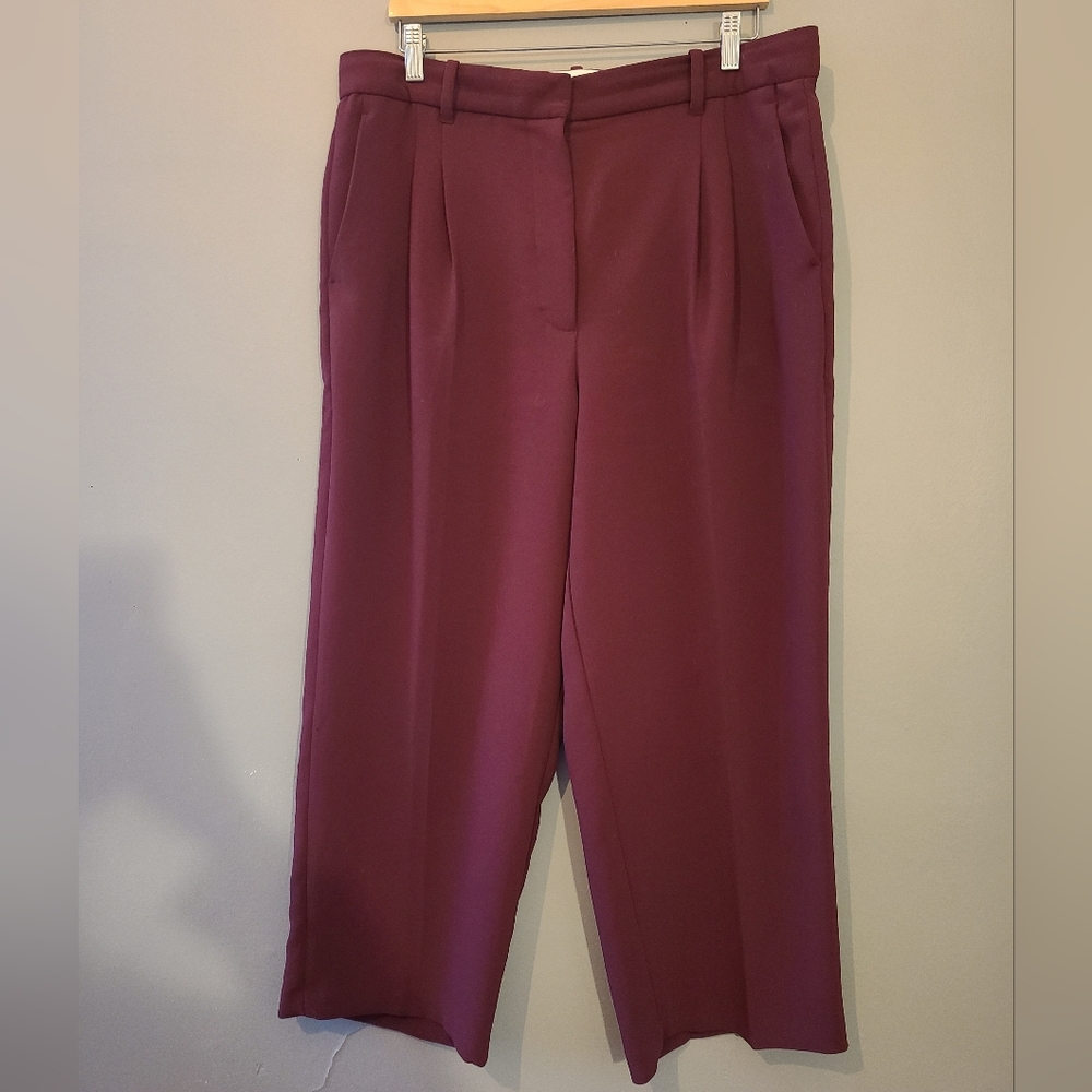 Aritzia Wilfred Effortless Tall Cropped Pants - Size 16